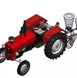 【农业机械】播种机图纸 SolidWorks设计 农业耕作机械设备建模 3D农机