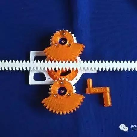 【3D打印】齿轮齿条往复传动机械3D打印图纸 STL格式