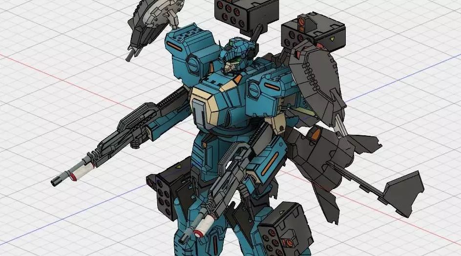 【机器人】Murakumo机器人模型3D图纸 STP格式