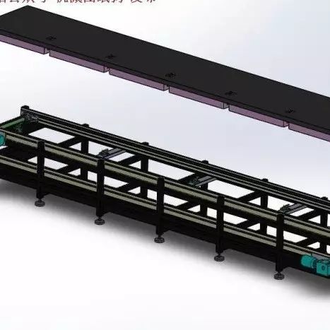 【非标数模】3倍输送线3D模型 Solidworks设计