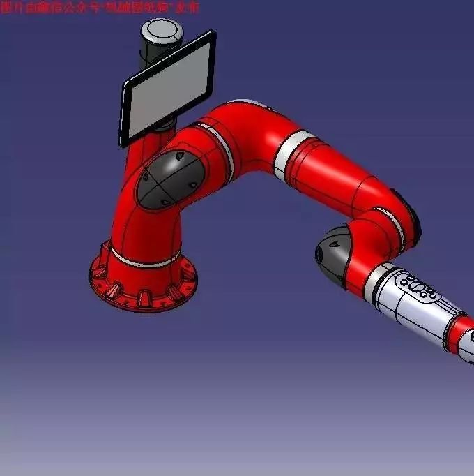 【机器人】Sawyer 4KG机器人模型3D图纸 STEP格式