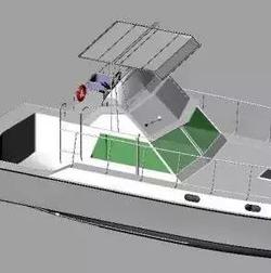 【海洋船舶】小船艇三维图纸Nathercya Rhino设计 船舶建模数模