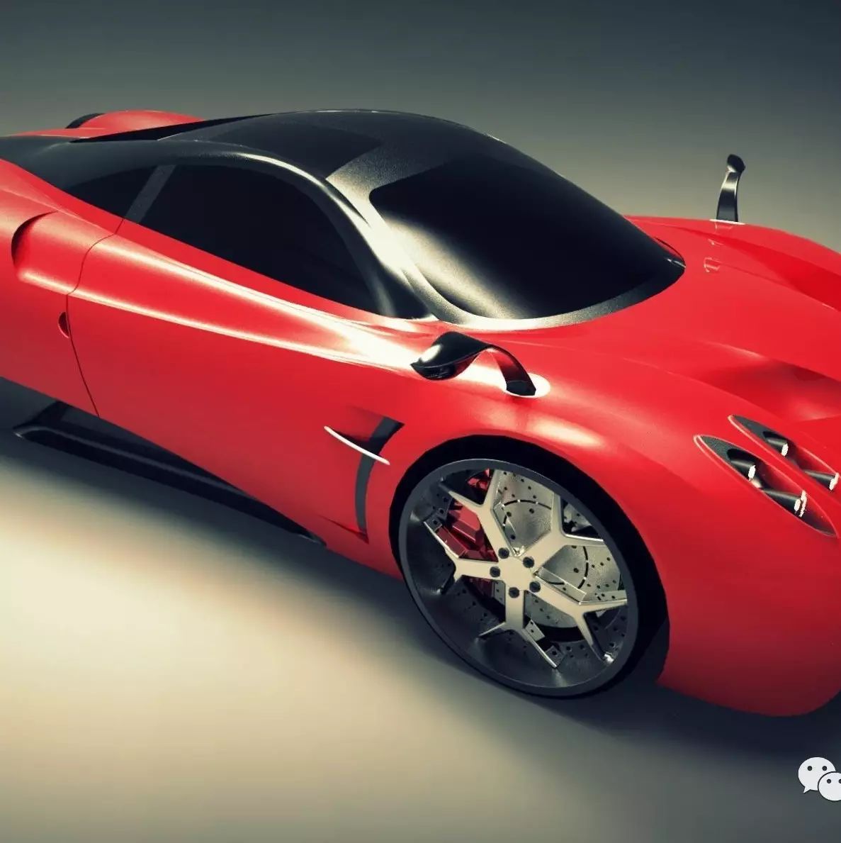 【汽车轿车】Pagani Huayra跑车外壳模型3D图纸 Solidworks设计 