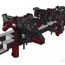 【工程机械】shinya saeki设计的焊接夹具3D模型图纸 IGS格式