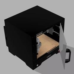 【工程机械】Openware迷你桌面级数控铣床3D模型图纸 STP格式