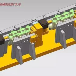 【工程机械】液压夹具3D模型 UG(NX)设计 x_t格式