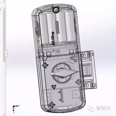 【生活艺术】电子锁三维建模图纸 Solidworks设计