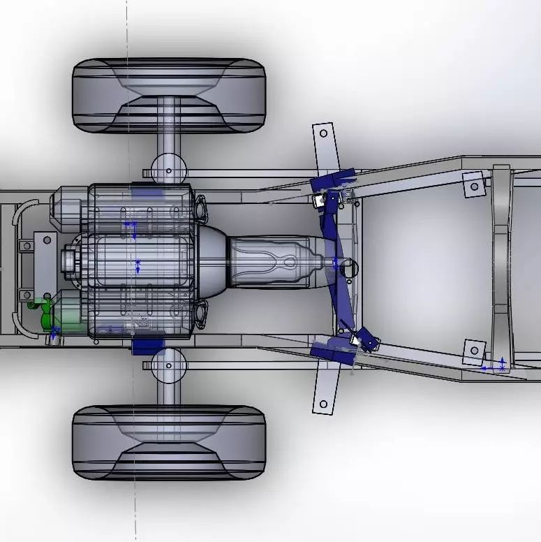 【汽车轿车】UAZ汽车框架模型3D图纸 STEP格式