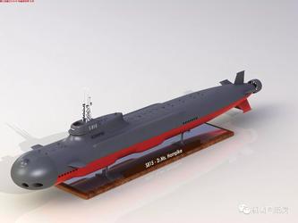 【海洋船舶】Hornpike S815潜艇模型3D图纸 STEP格式