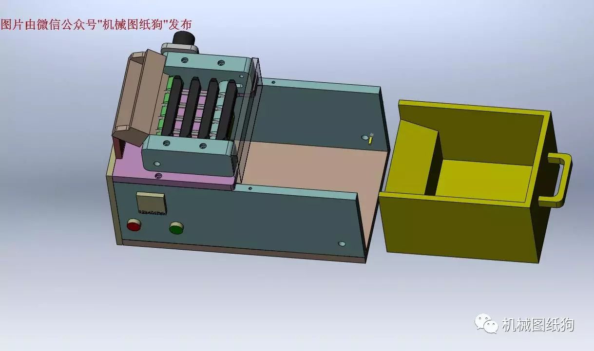 【非标数模】小型产品包装计数设备3D模型 step格式文件