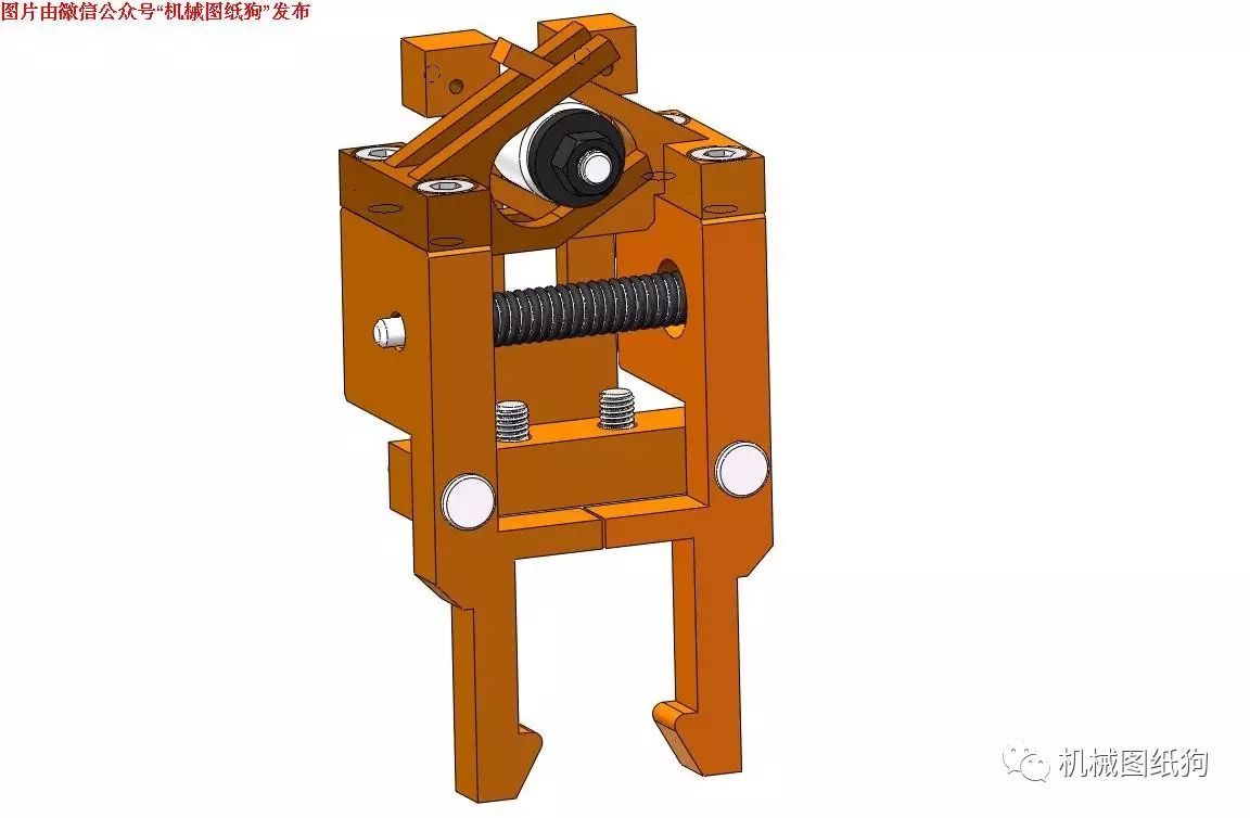 【机器人】送料机器人用两种机械手指3D模型 Solidworks设计
