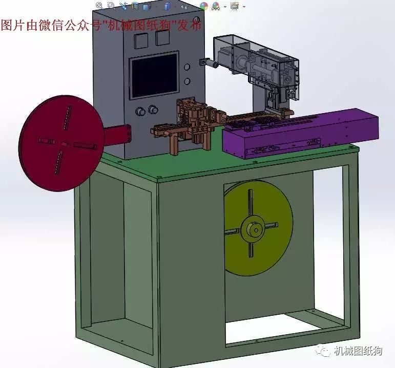 【非标数模】全自动包装机(双同步带拉膜)3D模型图纸 SOLIDWORKS设计 附STEP
