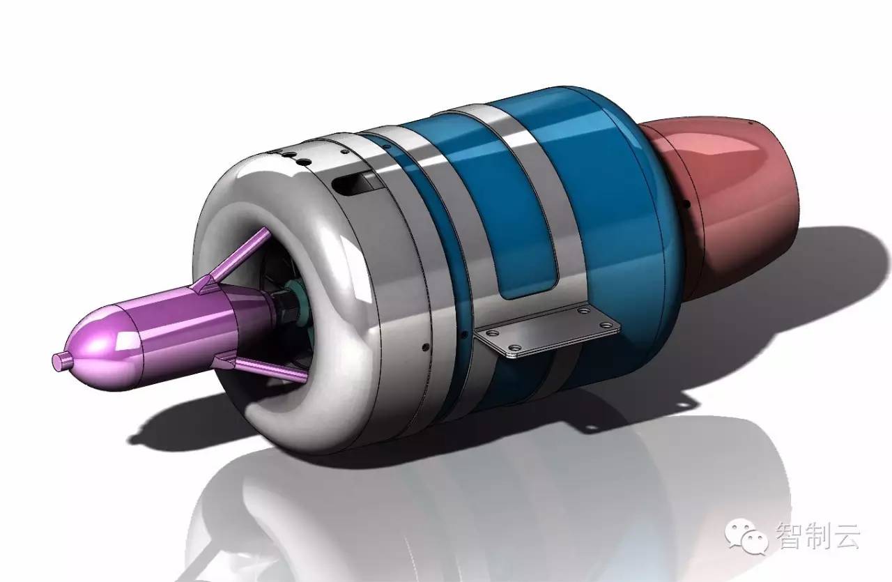 【发动机电机】RC喷气发动机三维建模图纸 Solidworks设计 附STEP格式