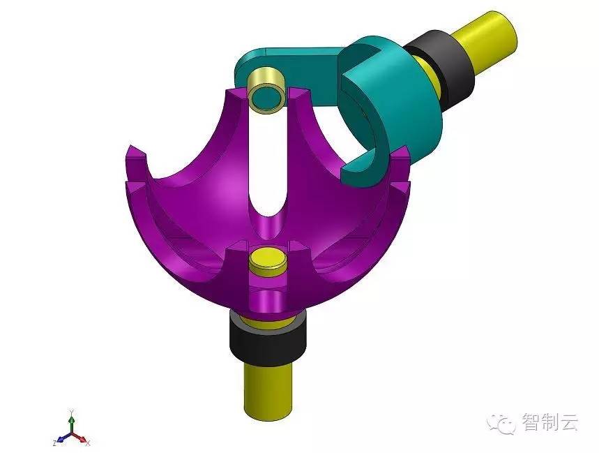 【精巧机构】球形槽轮机构三维建模图纸 solidworks设计 附STEP格式