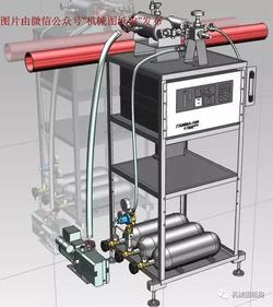 【非标数模】气体分析系统设备（气体分析仪）3D模型 UG(NX)设计