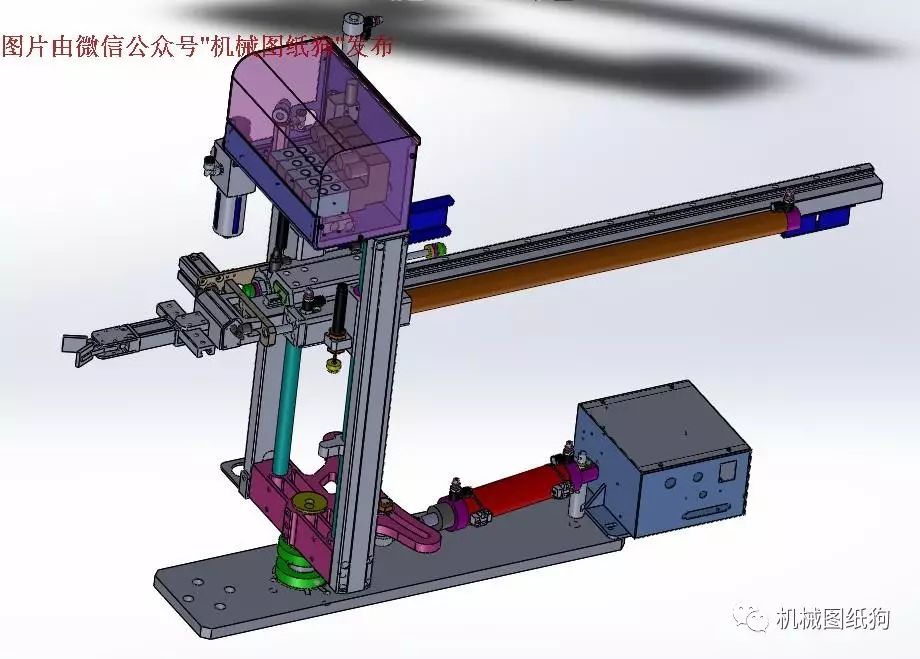 【机器人】标准五轴伺服机械手全套模型3D模型 Solidworks设计