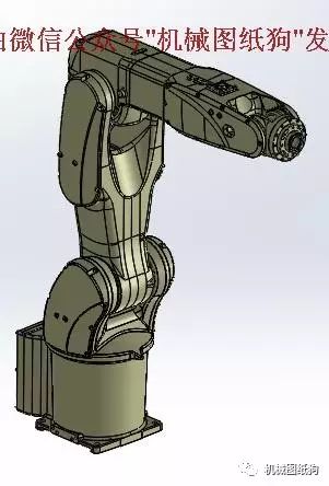 【机器人】Nachi mz07l多轴机械臂外型(无内部结构)3D建模图纸 x_t格式