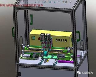【非标数模】E型卡簧装配机3D模型图纸 Solidworks设计