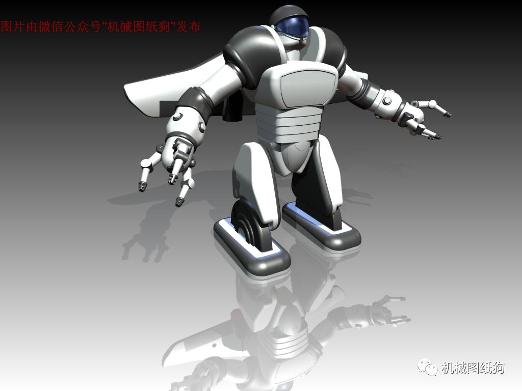 【机器人】玩具机器人造型3D模型图纸 INVENTOR设计