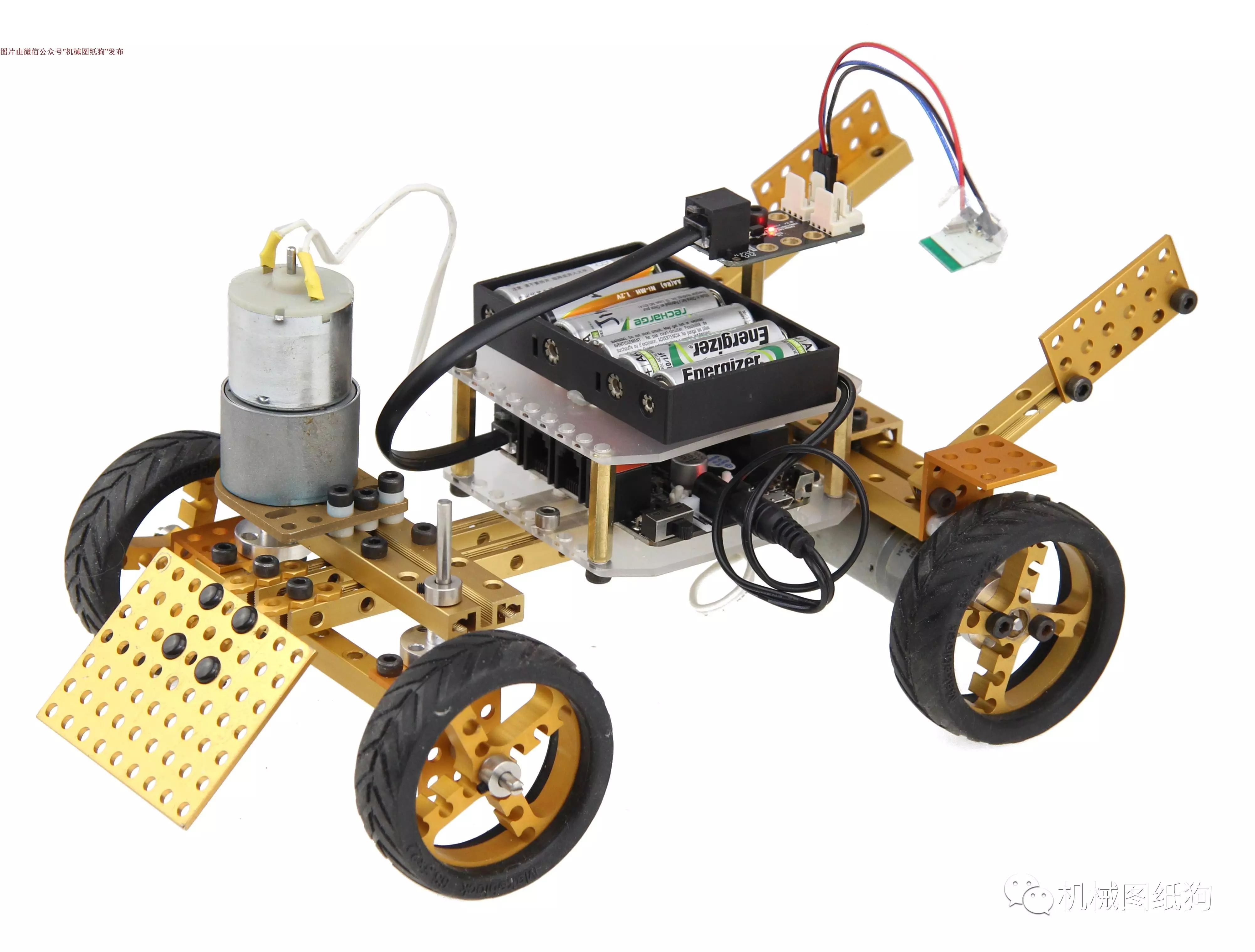 【机器人】Makeblock Ultimate高级机器人套件Racing Car三维图纸 