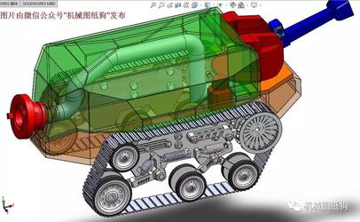 【机器人】隧道消防履带机器人底盘3D建模图纸 SOLIDWORKS设计