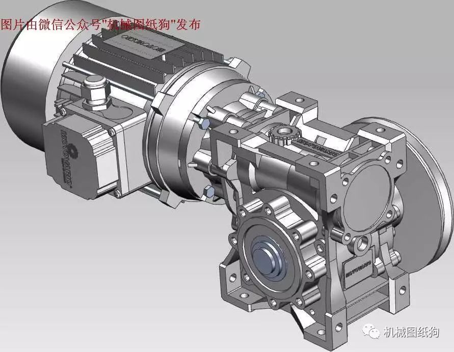 【差减变速器】马达变速箱3D模型 UG(NX)设计