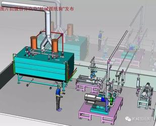 【工程机械】工厂管道设计分布图3D模型 UG(NX)建模