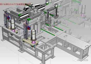 【非标数模】非标双工位自动化机械设备3D模型 UG(NX)设计