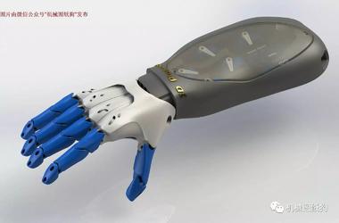 【机器人】伺服电机控制的机械手臂3D图纸 SOLIDWORKS设计