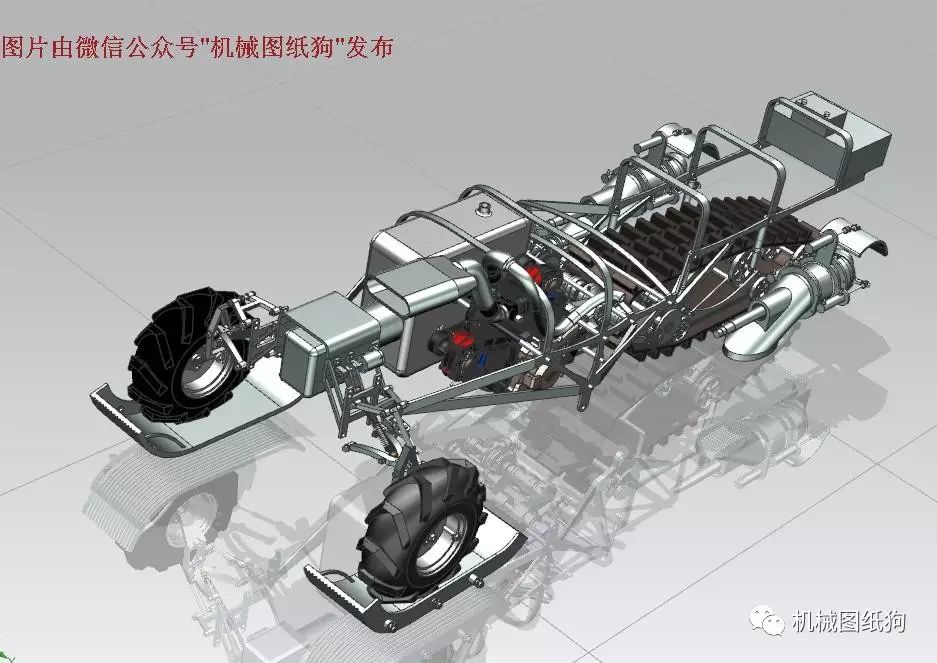 【其他车型】ATV全地形车3D模型 UG(NX)设计
