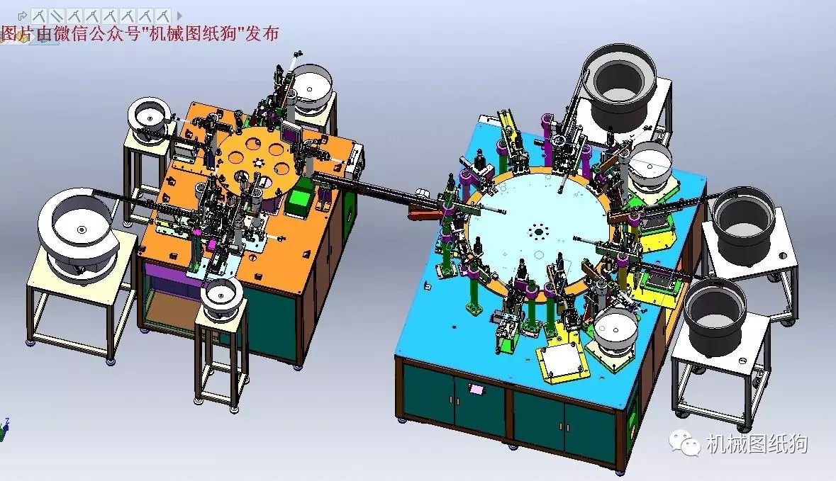 【非标数模*众】汽车阀门组装机节气门滑阀门类非标设备3D图纸 SOLIDWORKS设计