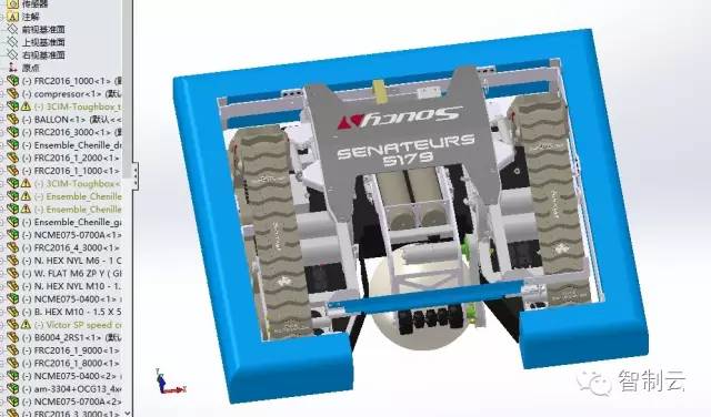 【机器人】FRC2016双三角履带机器人三维建模图纸 stp格式