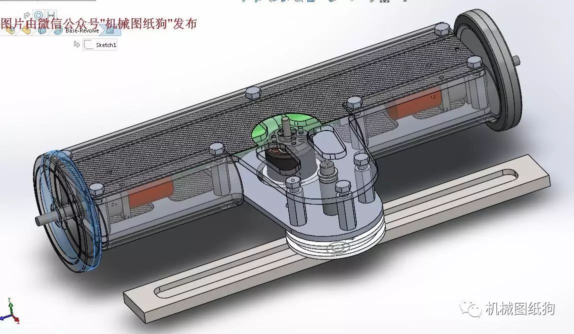 【机器人】小型智能扫地机器人机构3D图纸 SOLIDWORKS设计 附x_t格式