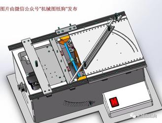 【工程机械】迷你圆锯机（自动切割成型锯床）3D模型 Solidworks设计 附STP