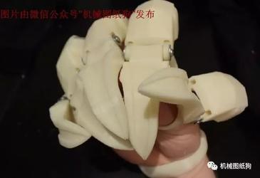 【3D打印】3DPrintIt设计的仿生外骨骼手套3D打印图纸 STL格式