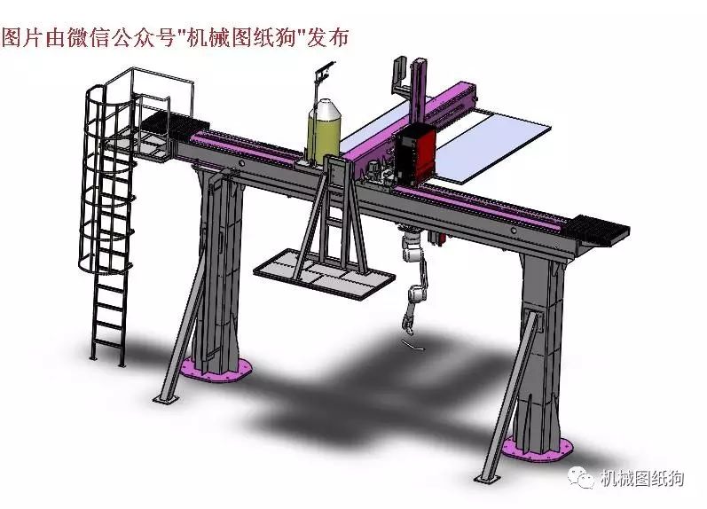 【机器人*众】龙门架焊接机器人总成数模 SOLIDWORKS设计