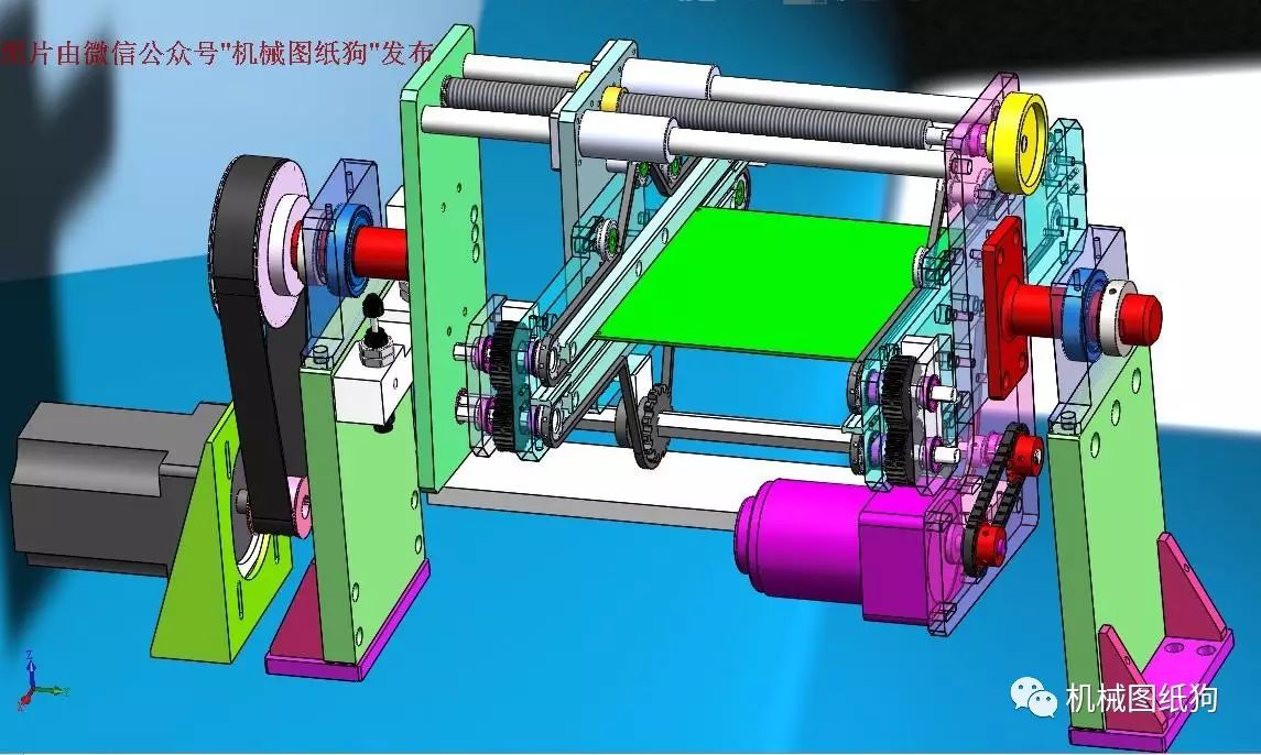 【非标数模】翻转机构图纸PCB板翻板机3D图纸 SOLIDWORKS设计 附STEP