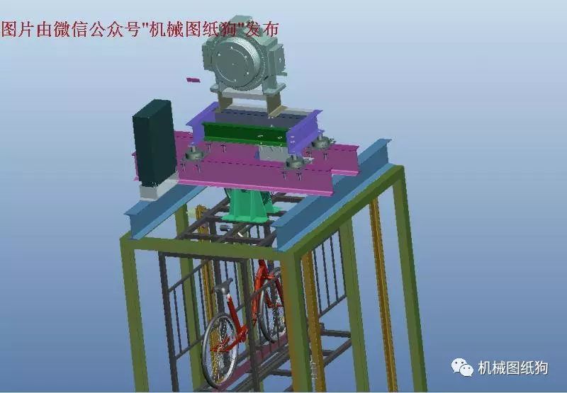 【工程机械】电梯内部结构三维建模图纸 STP格式