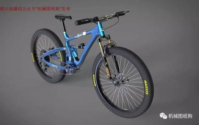 【其他车型】Yeti SB5 Beti山地自行车三维建模图纸 step格式