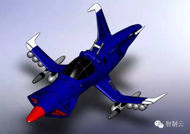 【飞行模型】DMB87轰炸机模型3D图纸 SOLIDWORKS设计 单个SLDPRT