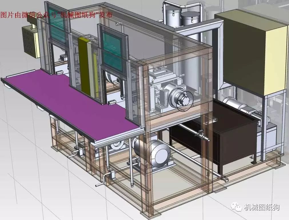 【工程机械】大型旋转排水设备三维建模图纸 UG设计