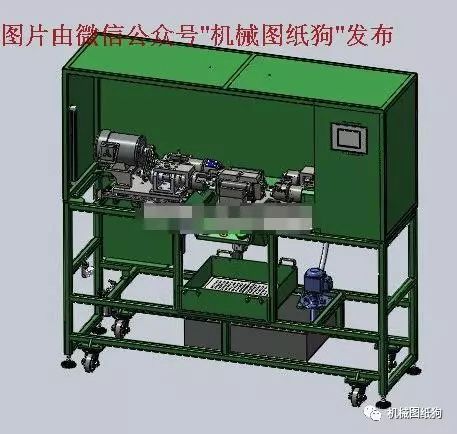 【非标数模】SW2011设计的镗头机3D模型图纸 solidworks建模 附STEP格式