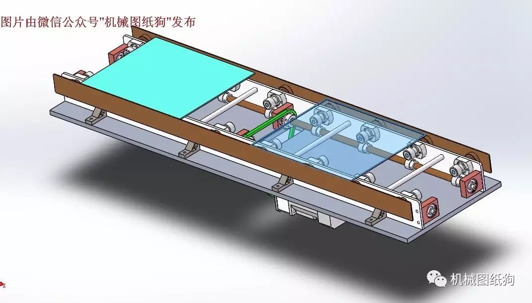 【非标数模】新型非接触式传动机构3D建模图纸 solidworks设计 附STP格式