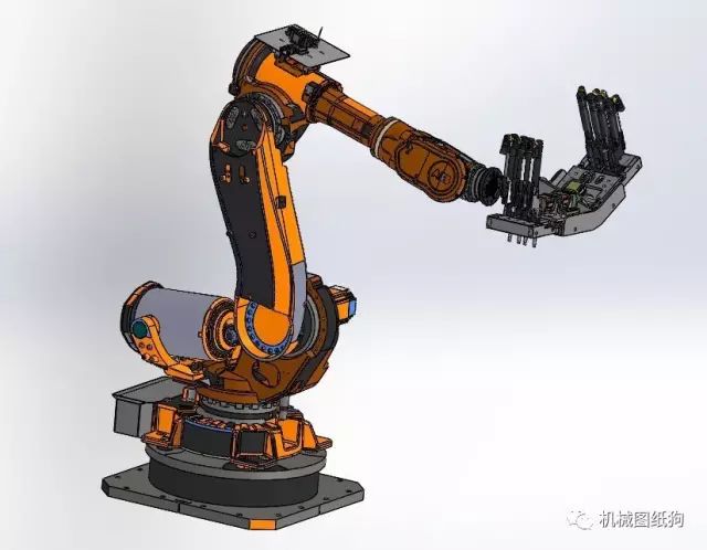 【机器人*众】气缸凸轮轴盖螺栓拧紧机器人3D模型图纸 SOLIDWORKS设计