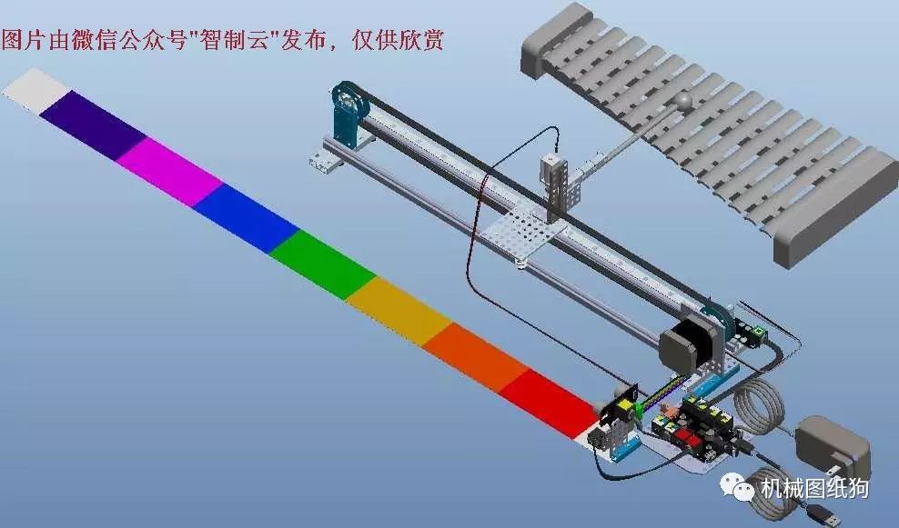 【机器人】智能音乐机器人3D模型图纸 ProE设计图档