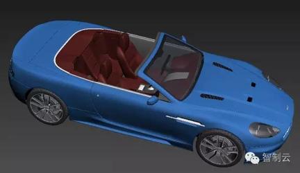 【汽车轿车】Aston Martin DBS Volante跑车三维建模图纸 3ds Max设计