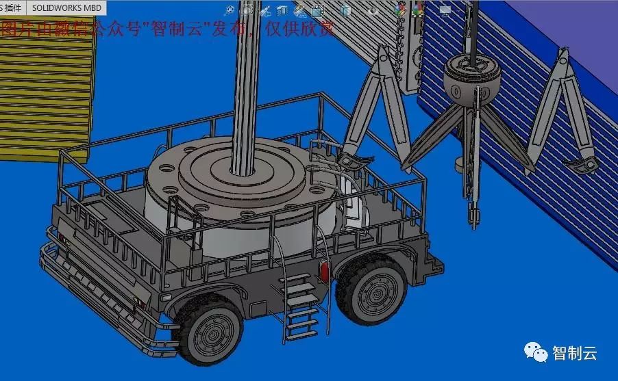 【机器人】超大型AGV起重吊车3D模型图纸 SolidWorks设计数模图档