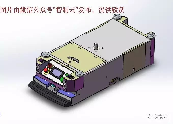 【其他车型*众】潜伏智能AGV小车模型3D图纸 solidworks设计