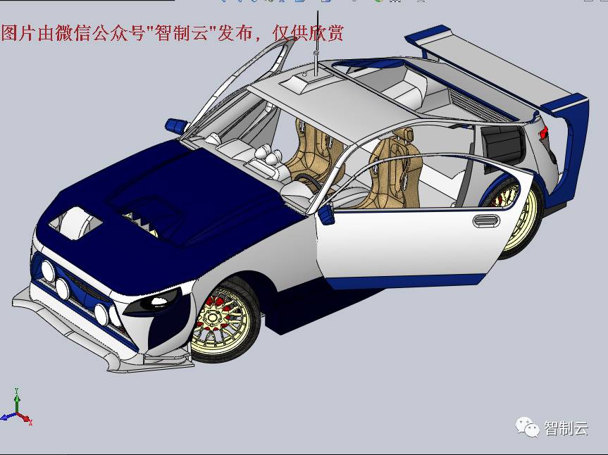 【汽车轿车】双座越野汽车3D模型图纸 SolidWorks设计数模图档