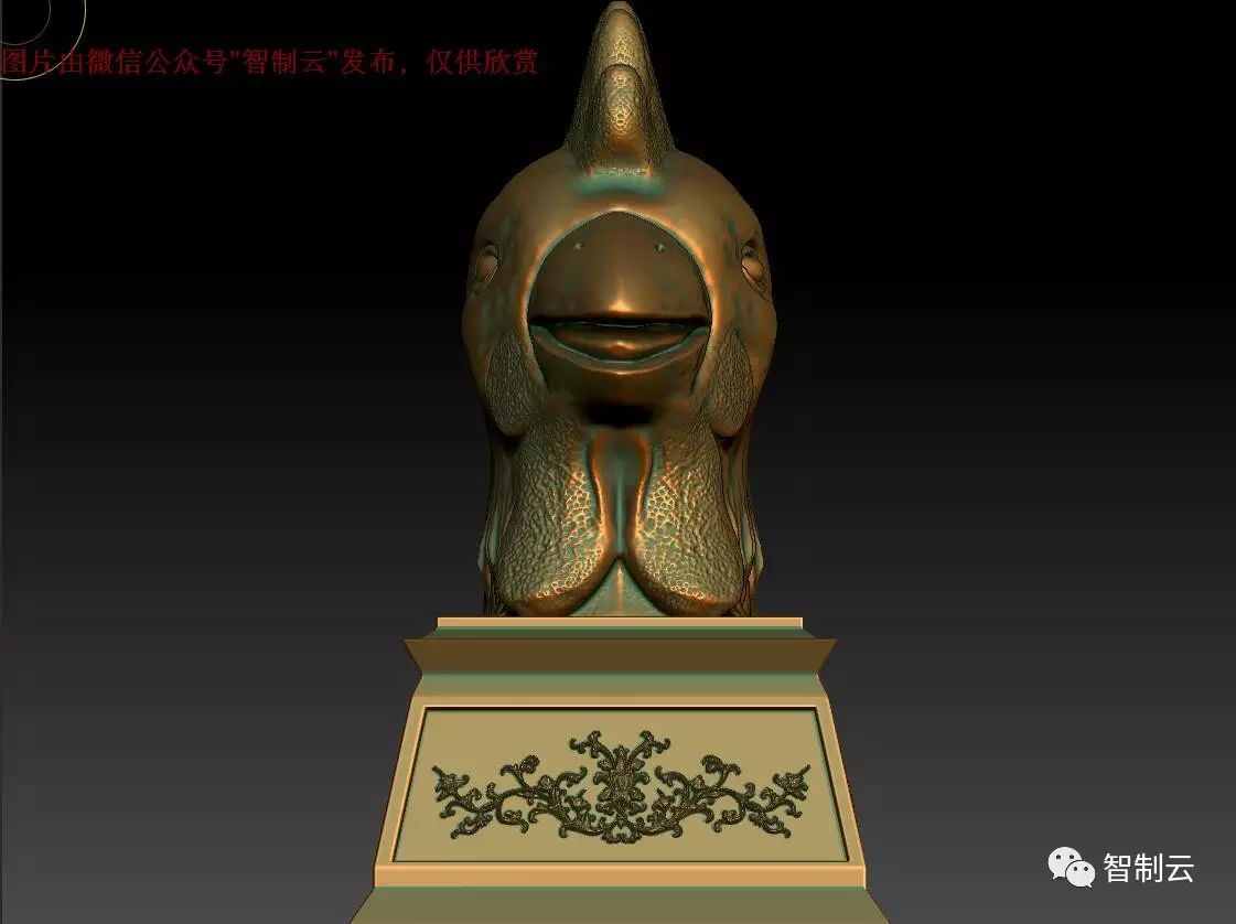 鸡首(鸡头)3D打印图纸 stl格式图档
